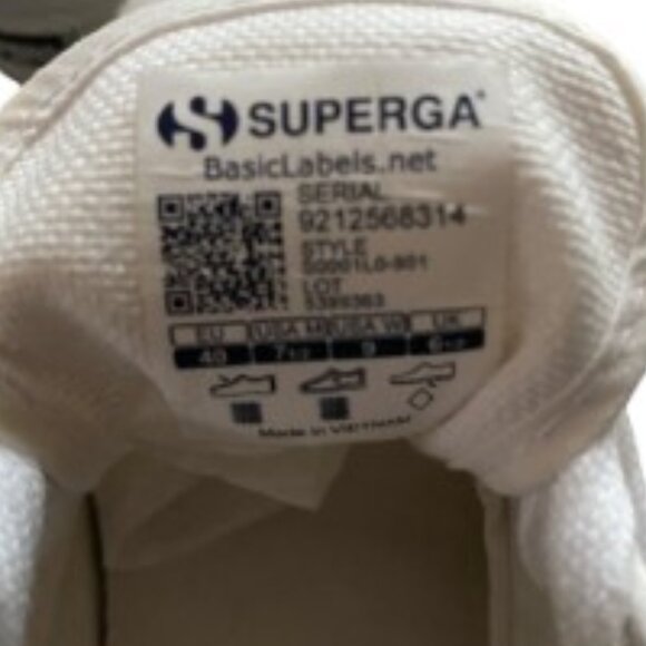 Superga ACOTW White Platform Sneakers 9 - Picture 6 of 7